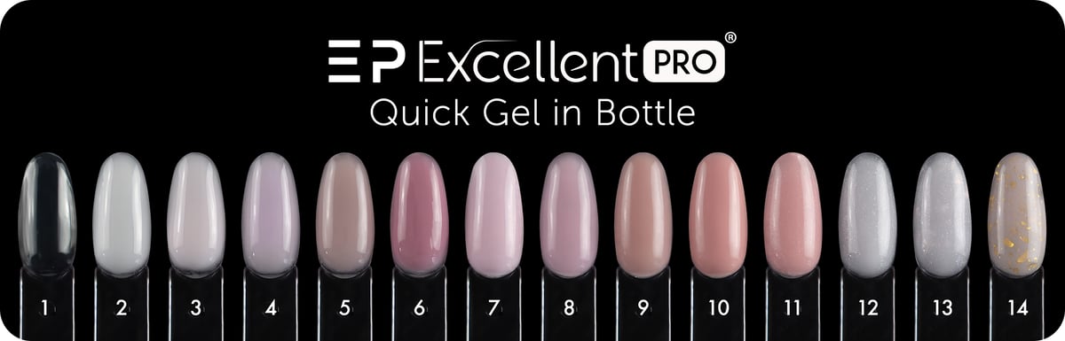 Wzornik kolorów - Quick Gel in Bottle