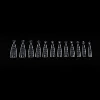 Excellent PRO Formy górne dual form almond clear 120 szt - 4