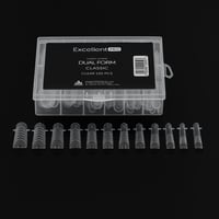 Excellent PRO Formy górne dual form classic clear 120 szt - 7