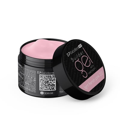 Excellent PRO Builder gel with thixotropy light french pink 2.0 15g
