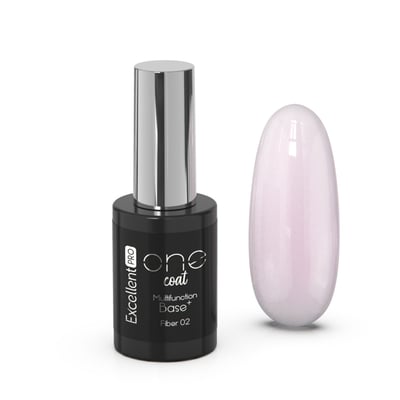 Excellent PRO One Coat Multifunction Fiber Base Delicate Pink (02) 11g