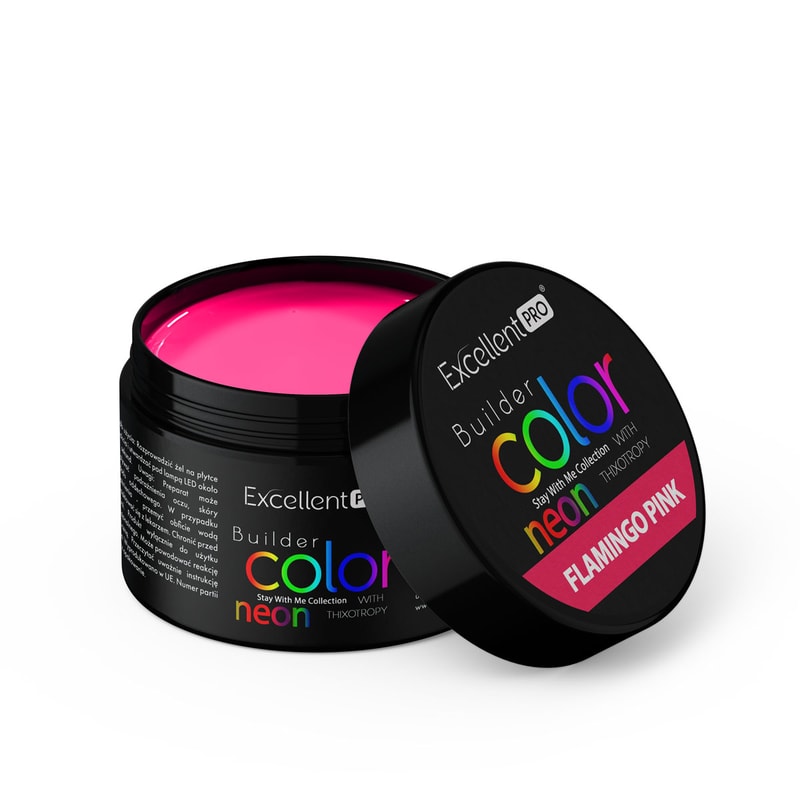Excellent PRO Builder Color With Thixotropy Flamingo Pink 15g - 1