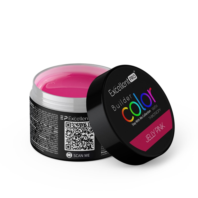 Excellent PRO Builder Color With Thixotropy Jelly Pink 15g - 1
