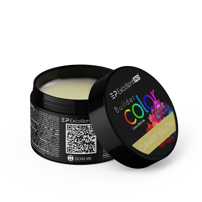 Excellent PRO Builder Color With Thixotropy Pastel Canary Yellow 15g - 1