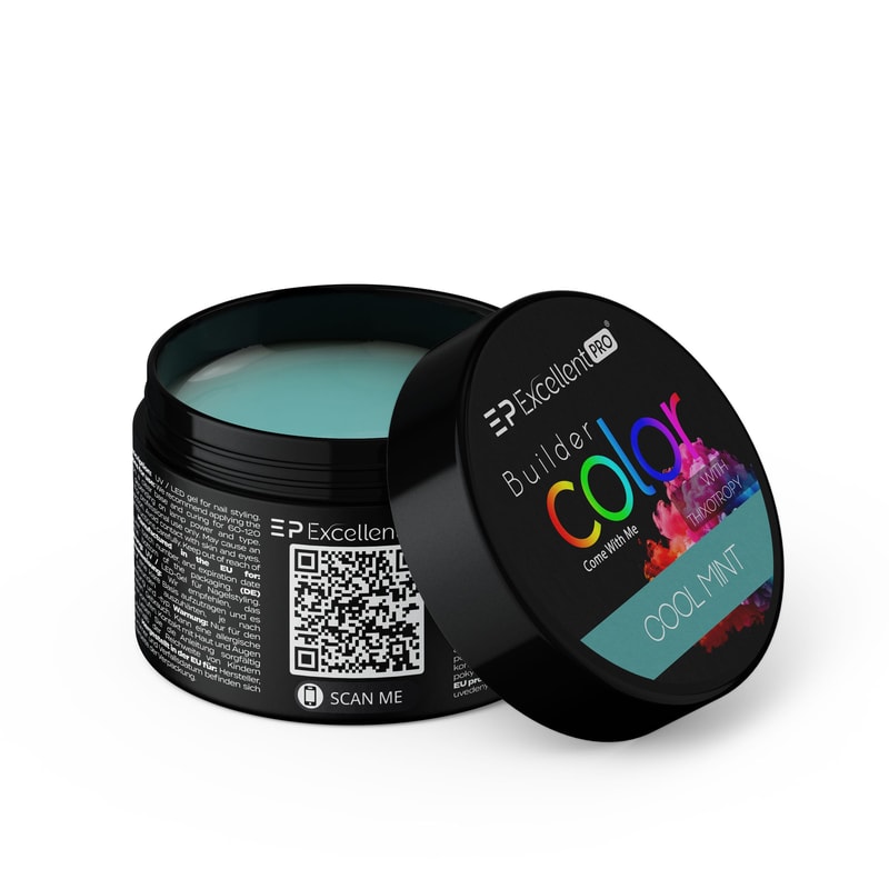 Excellent PRO Builder Color With Thixotropy Pastel Cool Mint 15g - 1