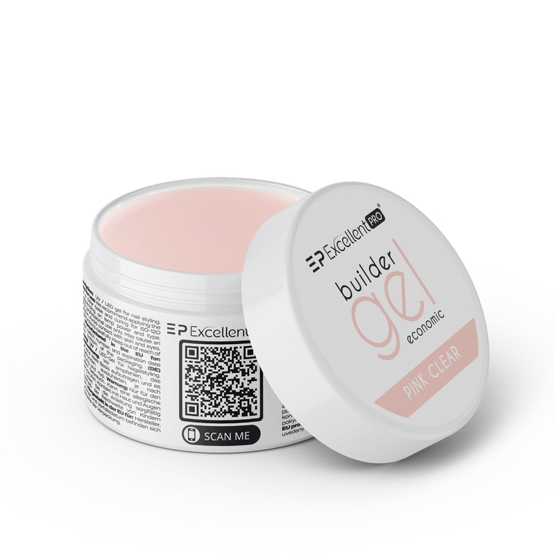 Excellent PRO Builder Gel Economic Pink Clear 50g - 1