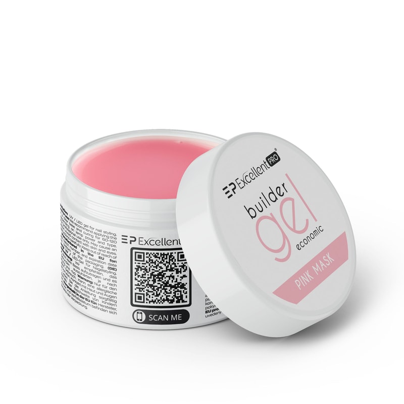 Excellent PRO Builder Gel Economic Pink Mask 50g - 1