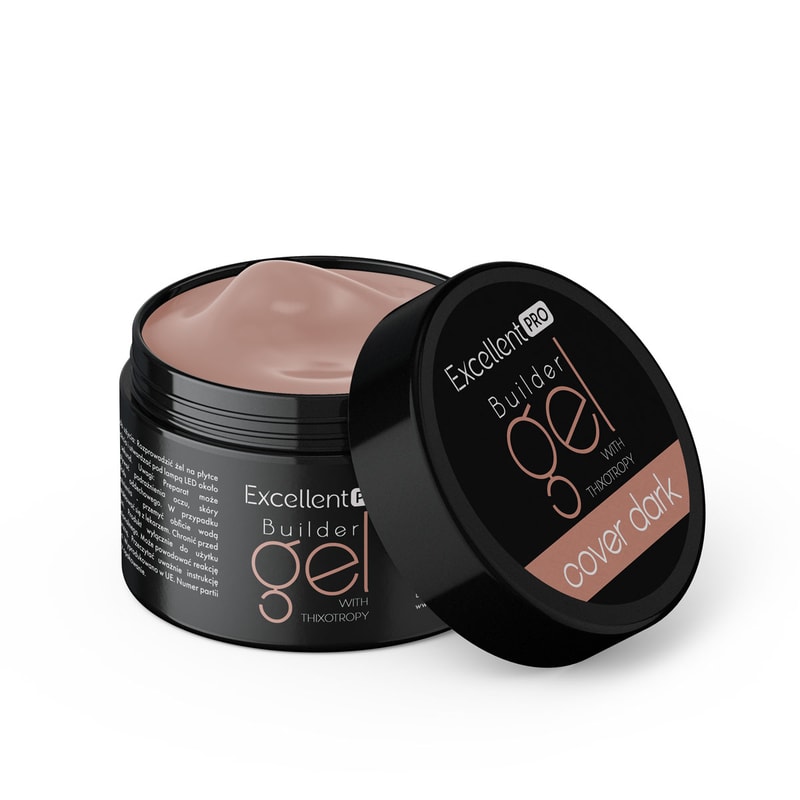 Excellent PRO Builder gel with thixotropy cover dark 50g - 1