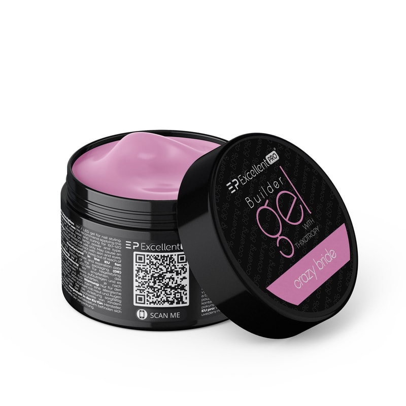 Excellent PRO Builder Gel With Thixotropy Crazy Bride 15g - 1
