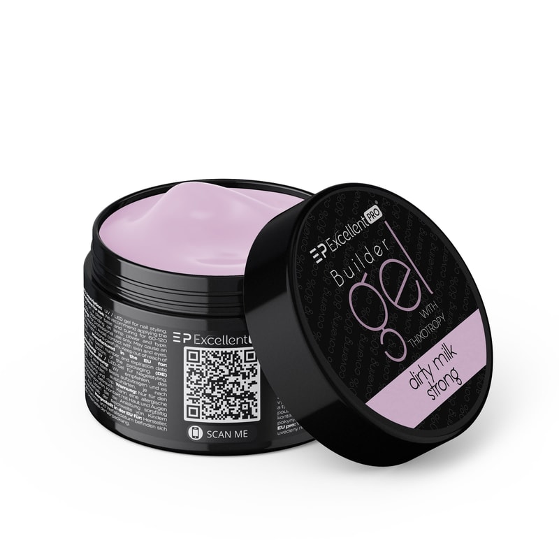 Excellent PRO Builder Gel With Thixotropy Dirty Milk Strong 50g - 1
