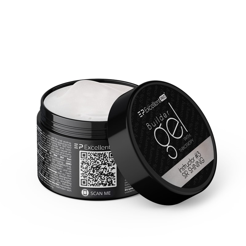 Excellent PRO Builder gel with thixotropy Instructor #3 SIR SHINING 50g - 1