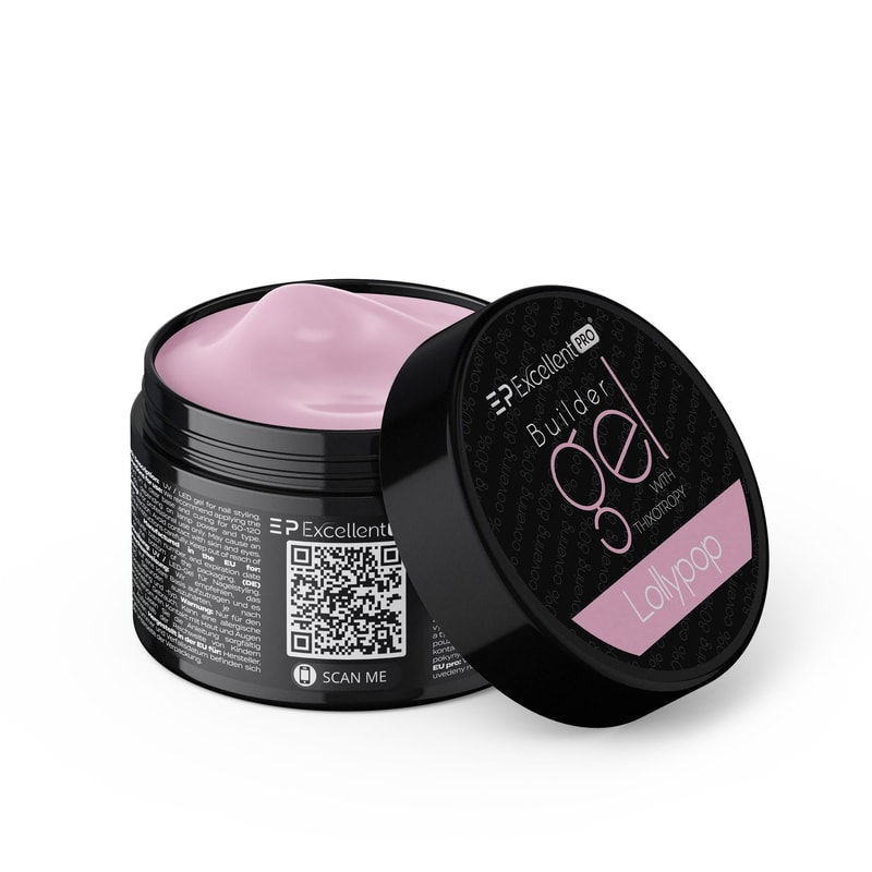 Excellent PRO Builder Gel With Thixotropy Lollypop 15g - 1