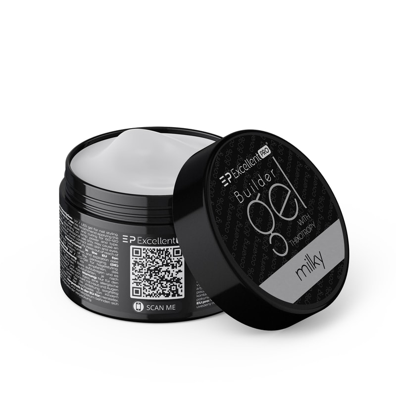 Excellent PRO Builder gel with thixotropy milky 50g - 1