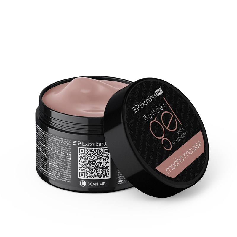 Excellent PRO Builder Gel With Thixotropy Mocha Mousse 15g - 1