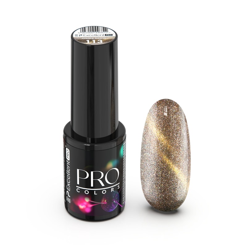 Excellent PRO Colors CatEye 113 JINGLE GLOW 7g - 1
