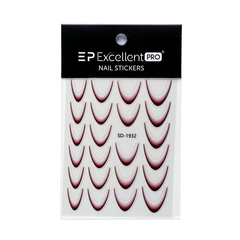 Excellent PRO Deco Nail Sticker 007 - 1