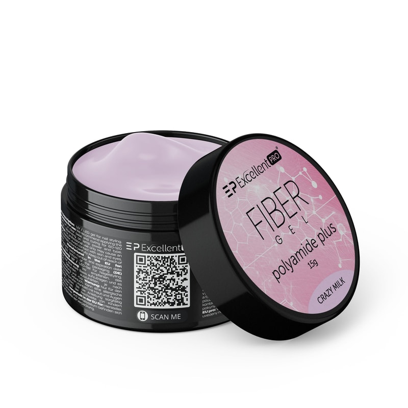 Excellent PRO Fiber Gel Polyamide Plus CRAZY MILK 15g - 1