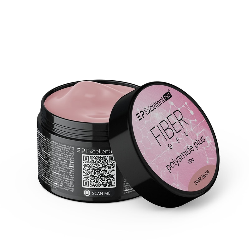 Excellent PRO Fiber Gel Polyamide Plus DARK NUDE  50g - 1