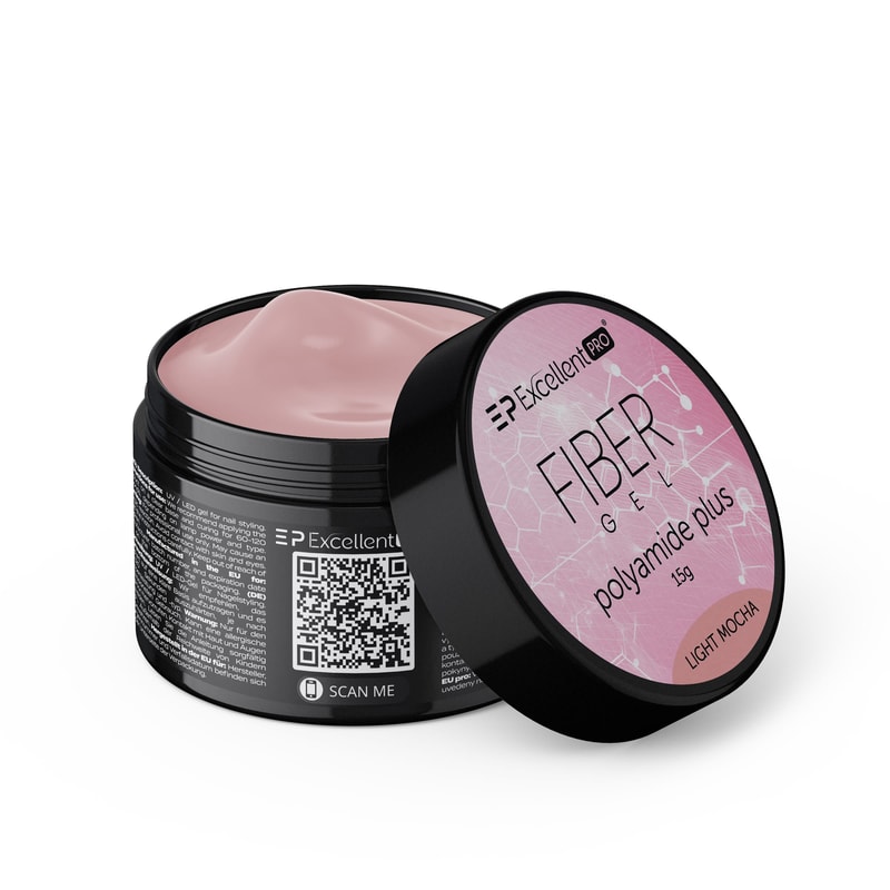 Excellent PRO Fiber Gel Polyamide Plus LIGHT MOCHA  15g - 1