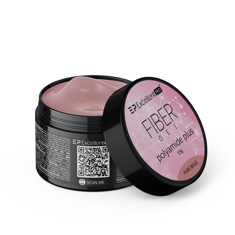 Excellent PRO Fiber Gel Polyamide Plus PURE BEIGE 15g - 1