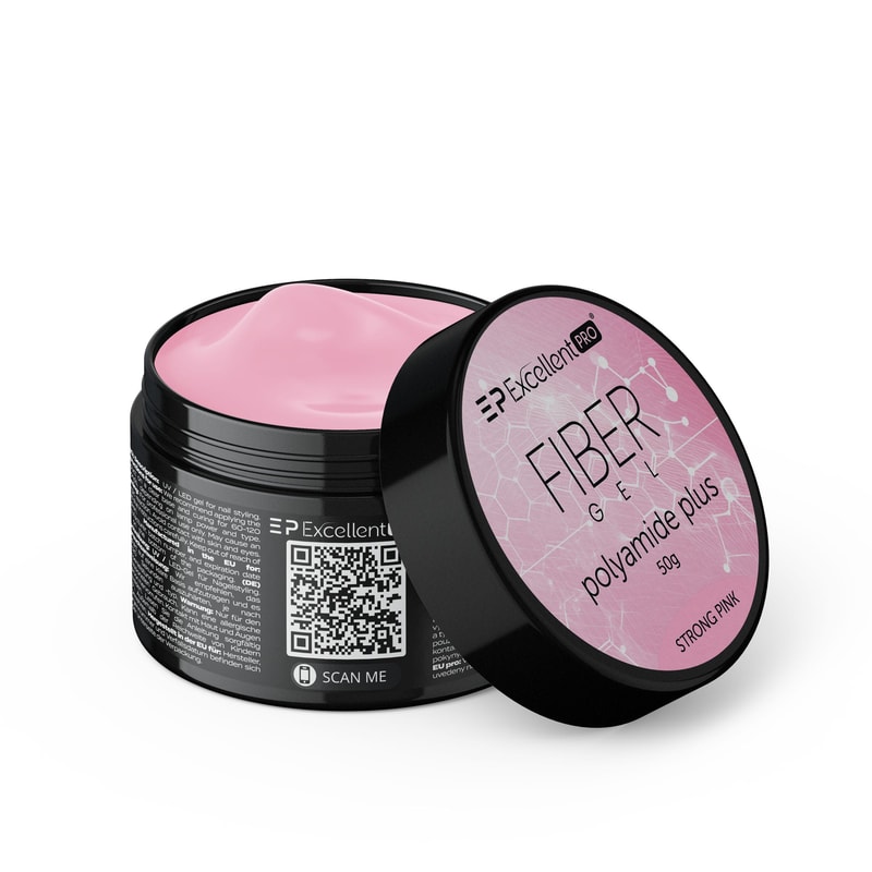 Excellent PRO Fiber Gel Polyamide Plus STRONG PINK 50g - 1