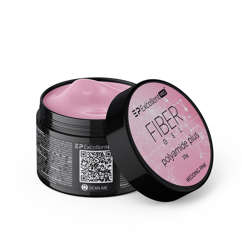 Excellent PRO Fiber Gel Polyamide Plus WEDDING PINK  15g - 1