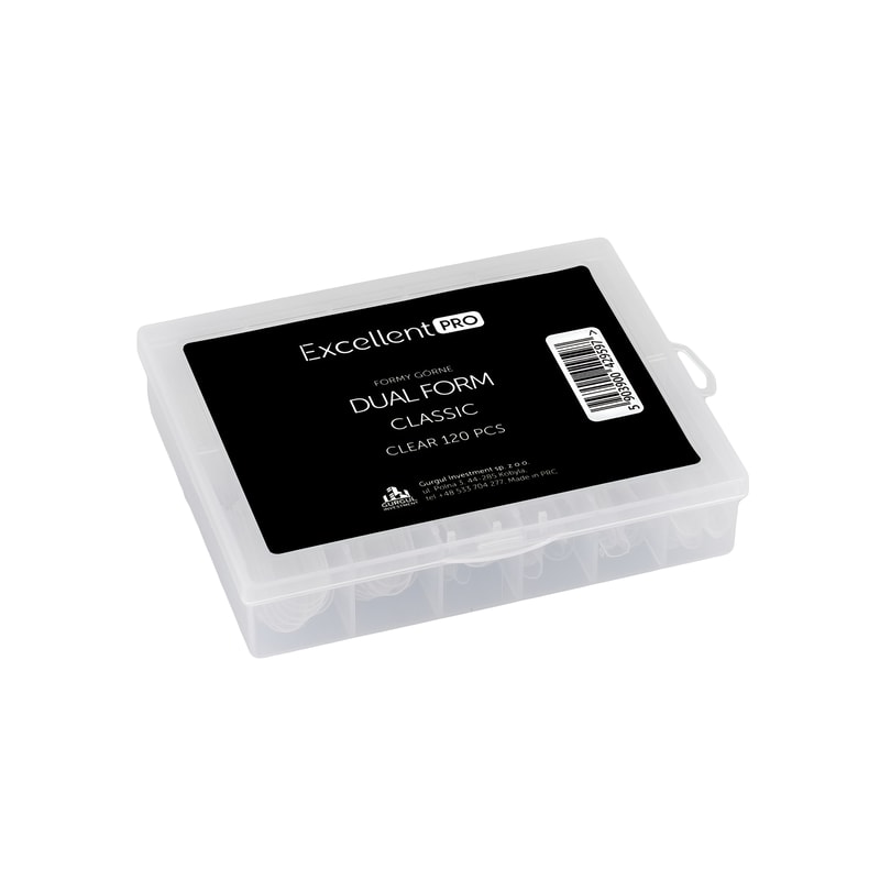 Excellent PRO Formy górne dual form classic clear 120 szt - 1