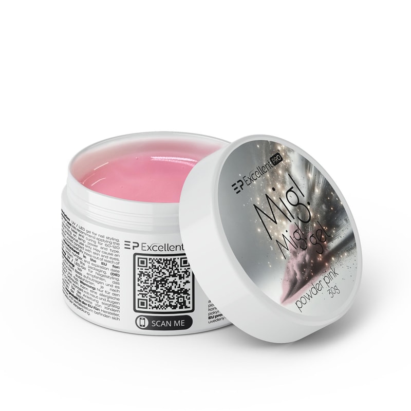 Excellent PRO MIG! MIG! GEL POWDER PINK 30g - 1