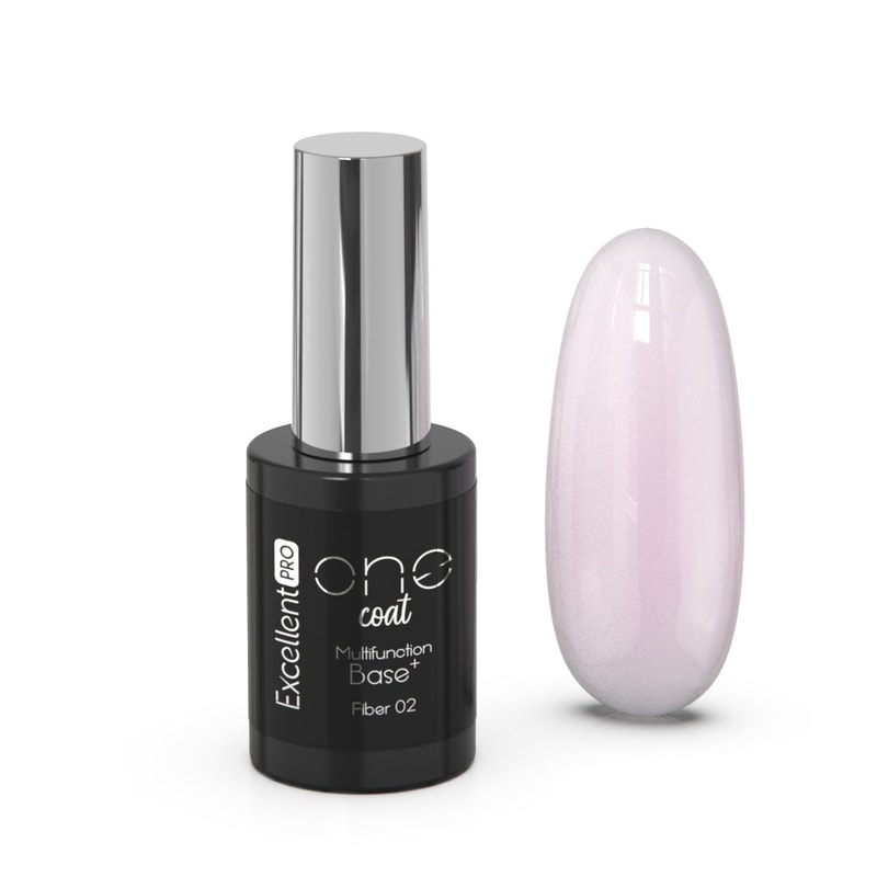 Excellent PRO One Coat Multifunction Fiber Base Delicate Pink (02) 11g - 1