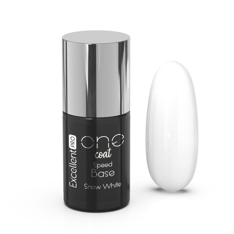 Excellent PRO One Coat Speed Base Snow White 7g - 1