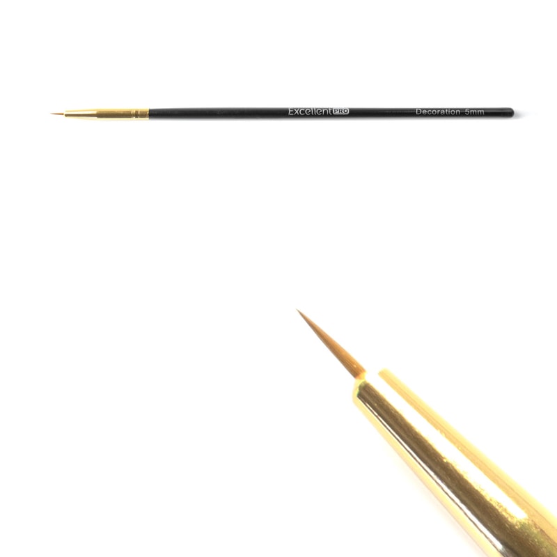 Excellent PRO Pędzelek do zdobień 5mm (black) - 1