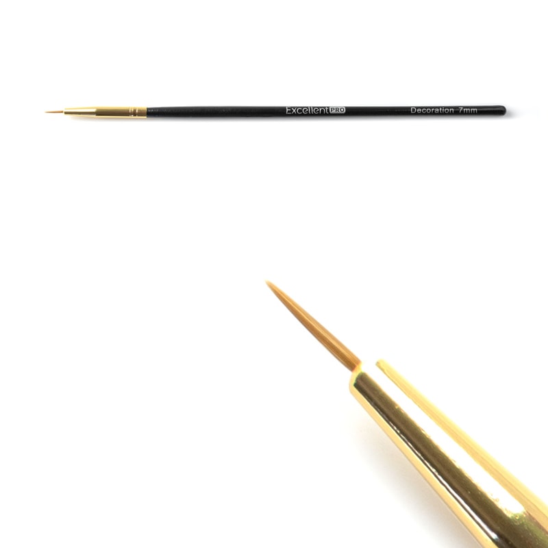 Excellent PRO Pędzelek do zdobień 7mm (black) - 1