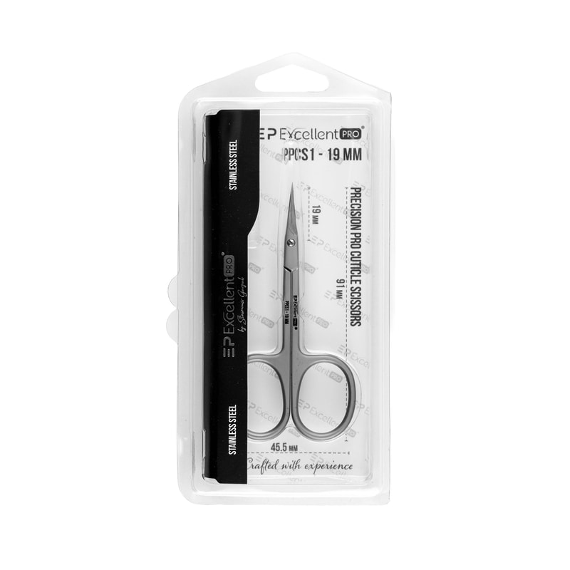 Excellent PRO Precision Pro Cuticle Scissors 19mm (PPCS1) - 1