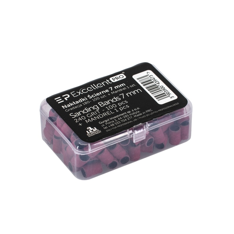 Excellent PRO Sanding bands 7mm 240 grit - 100 pcs - 1