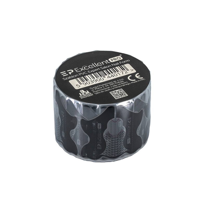 Excellent PRO Szablon PVC Expert salon nail form - 1
