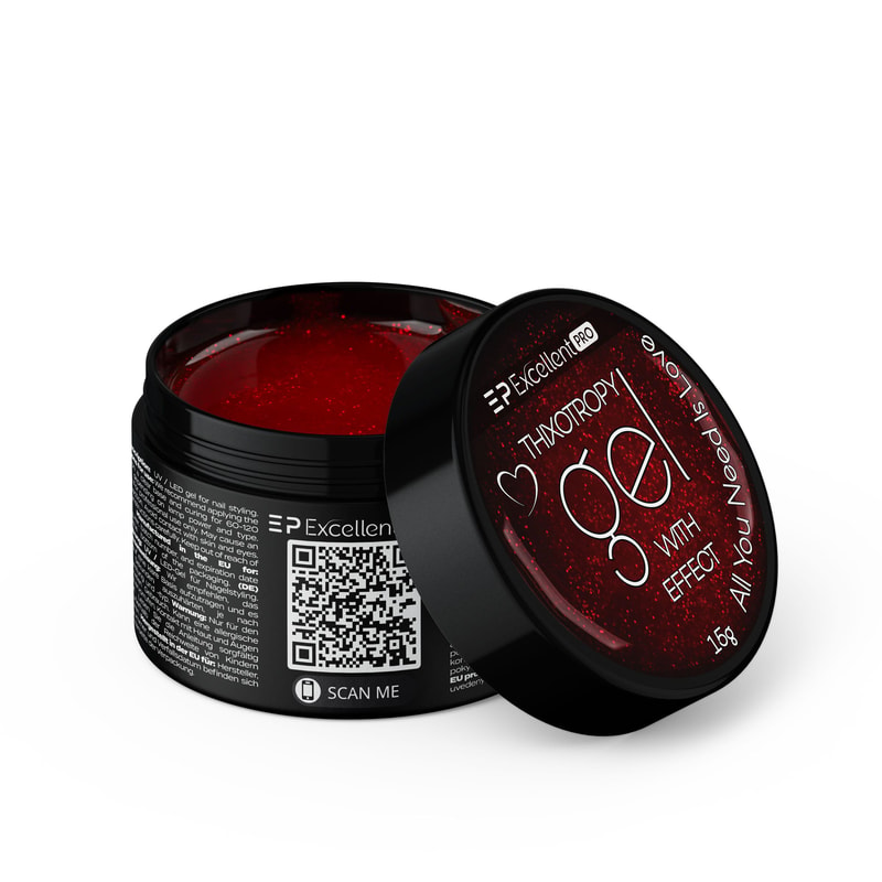Excellent PRO Thixotropy gel with effect All You Need Is Love 15g - 1
