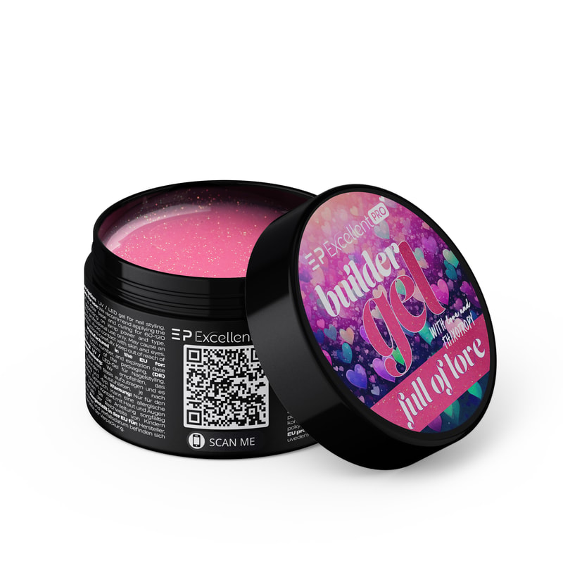 Excellent PRO Thixotropy gel with effect Full Of Love 50g - 1