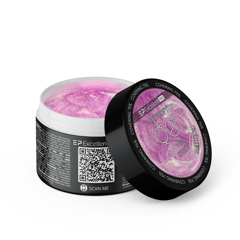 Excellent PRO Thixotropy gel with effect MARINA 15g - 1