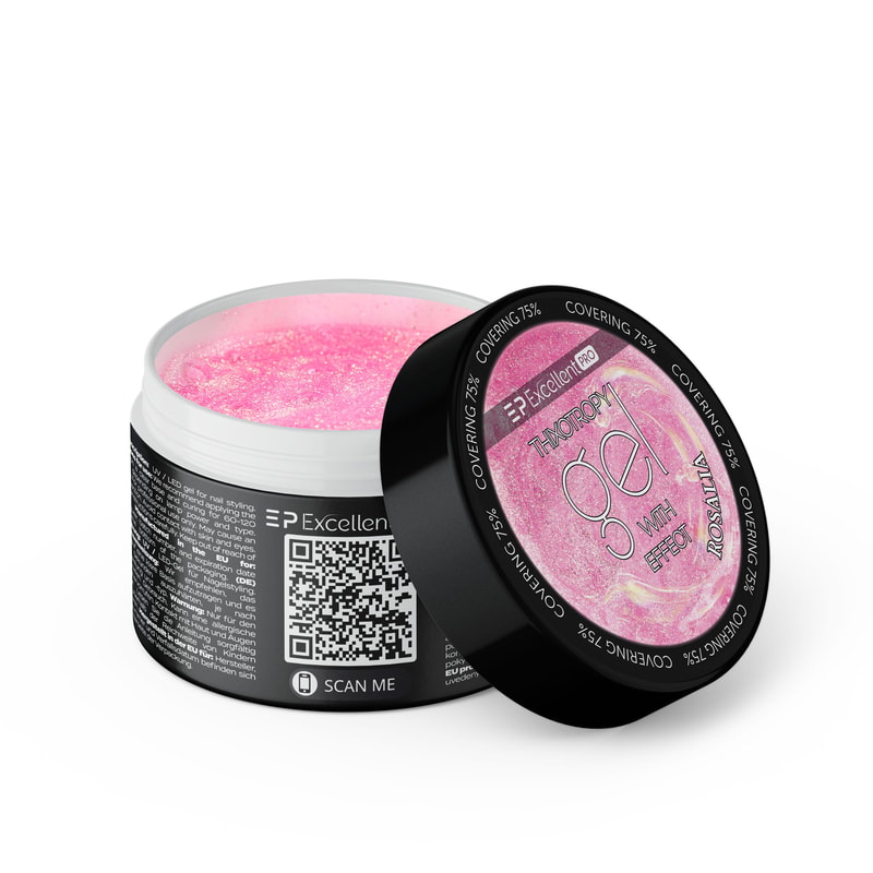 Excellent PRO Thixotropy gel with effect ROSALIA 15g - 1