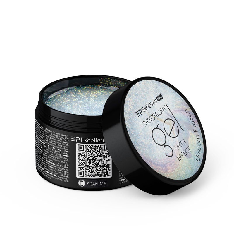 Excellent PRO Thixotropy gel with effect Unicorn Frozen 50g - 1
