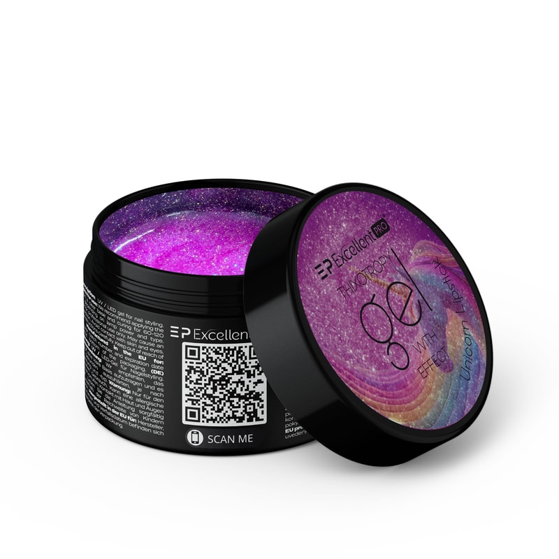 Excellent PRO Thixotropy gel with effect Unicorn lipstick 50g - 1