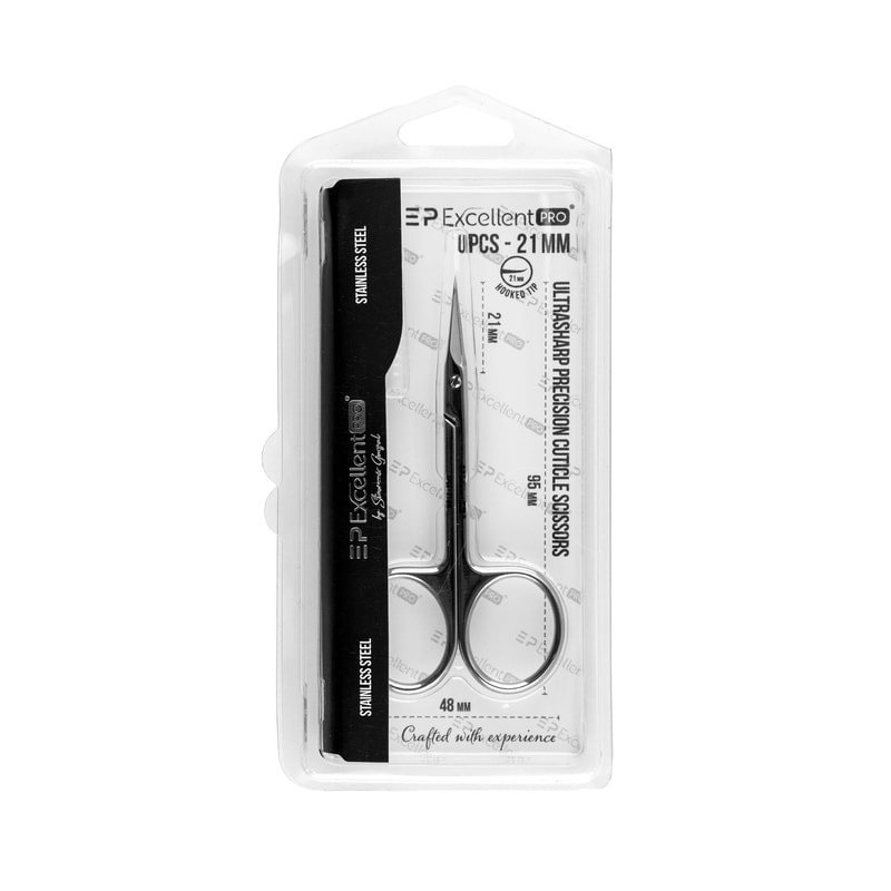 Excellent PRO UltraSharp Precision Cuticle Scissors 21mm (UPCS) - 1