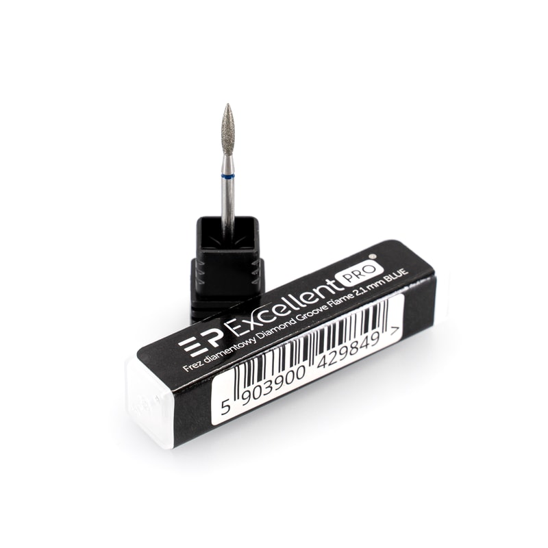 ExcPRO Frez diamentowy D Groove Flame 2.1 mm BLUE - 1