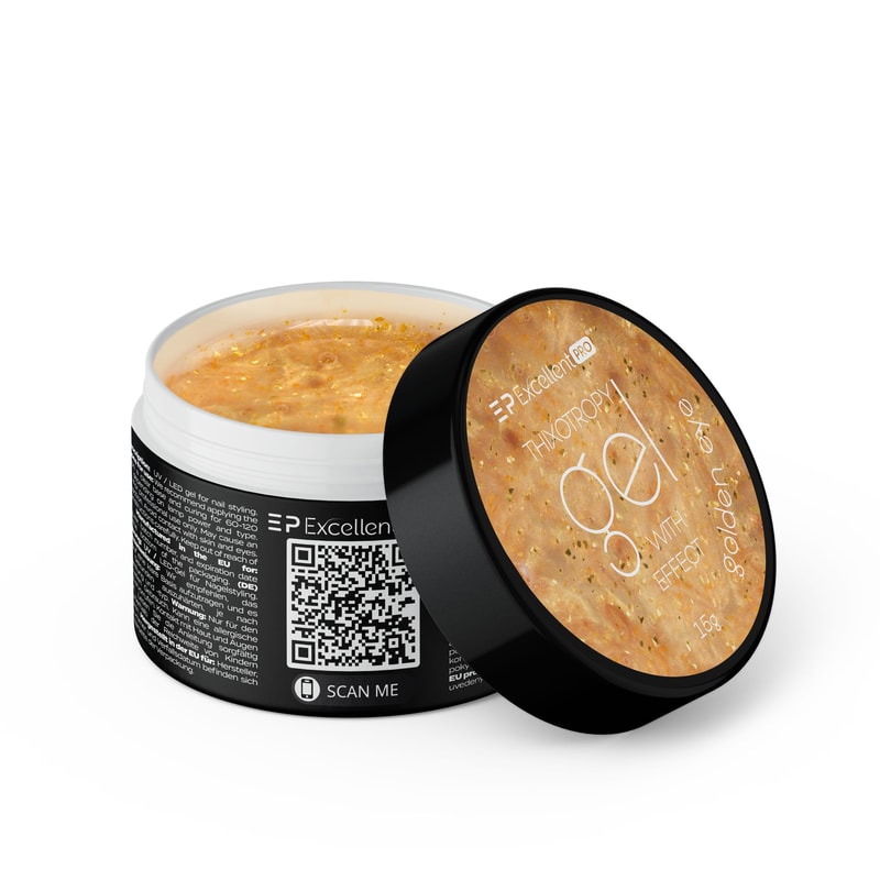 Excellent PRO Thixotropy gel with effect GOLDEN EYE 15g - 1